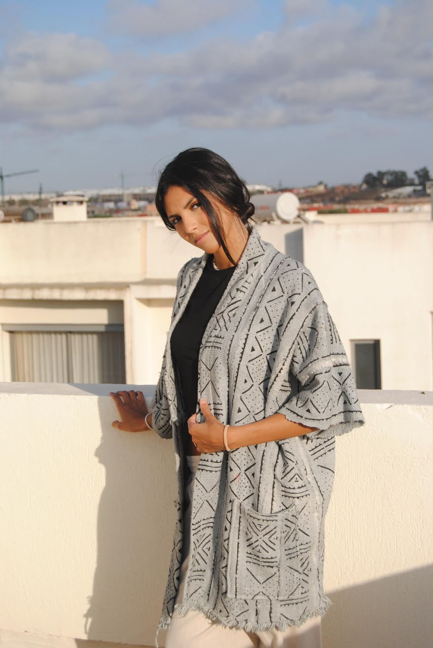Kimono Gris Chiné