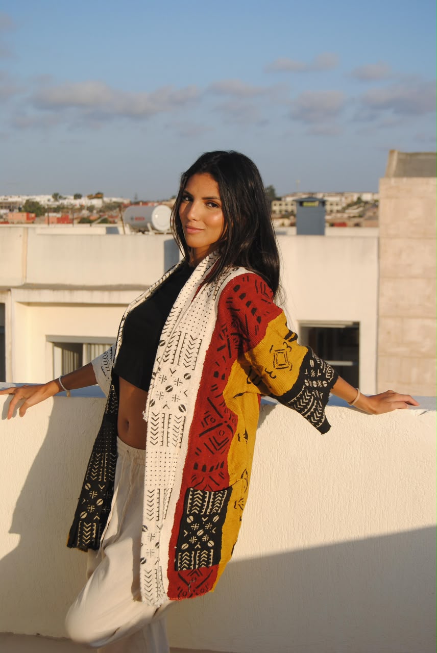 Kimono Patchwork Multicolore