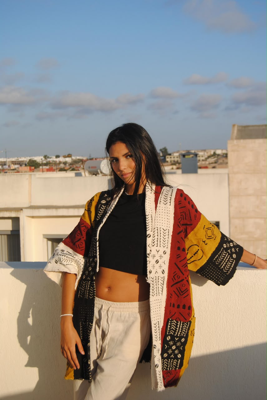 Kimono Patchwork Multicolore