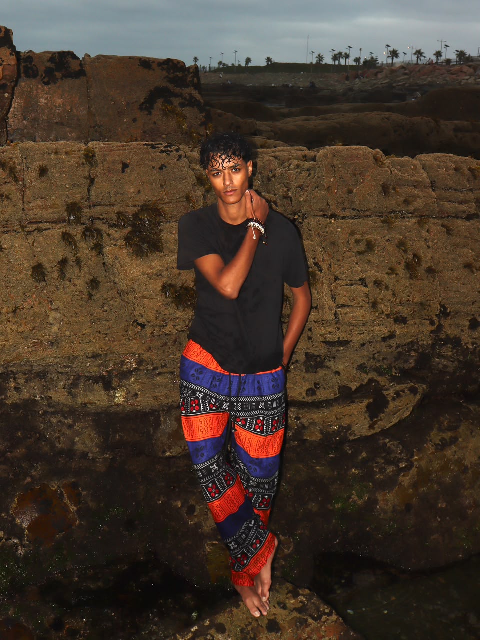 Pantalon Orange & Indigo