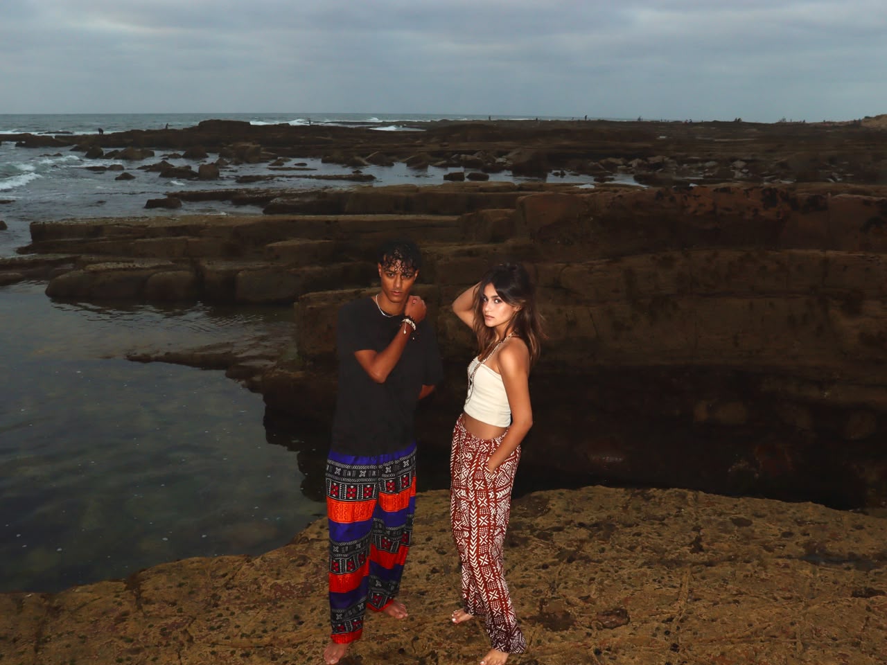 Pantalon Orange & Indigo