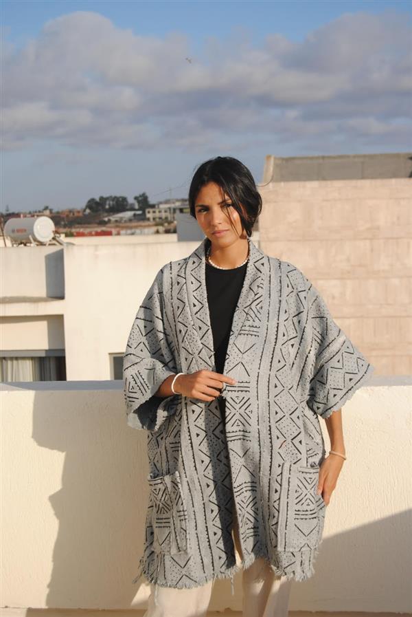 Kimono Gris Chiné