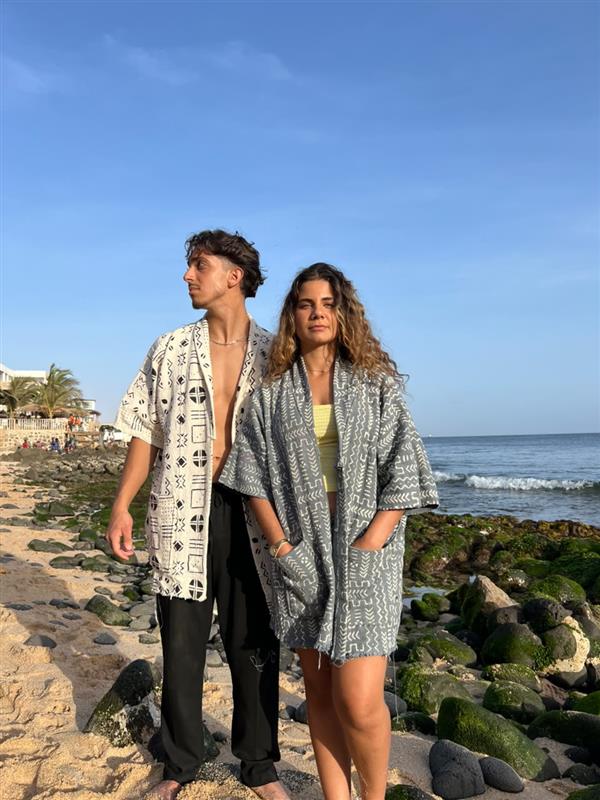 Kimono Gris Perle