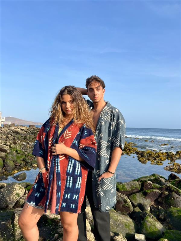 Kimono Indigo & Rouge