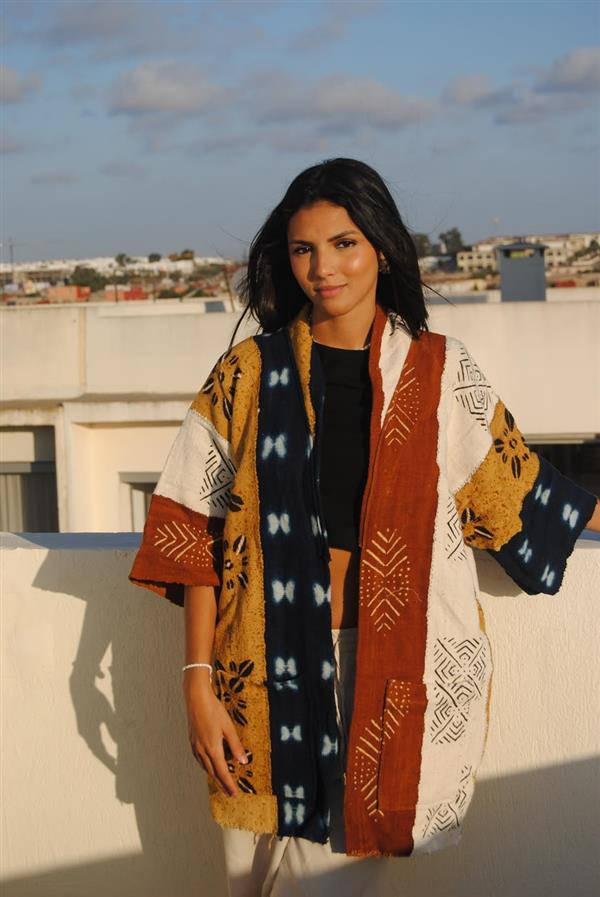 Kimono Patchwork Indigo