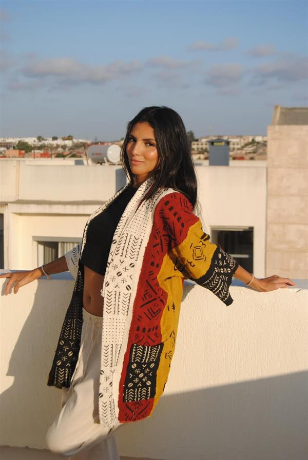 Kimono Patchwork Multicolore